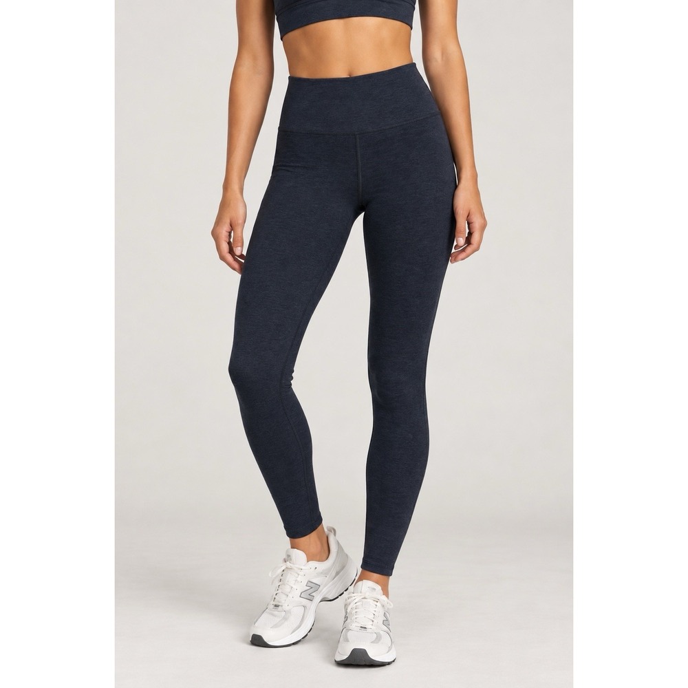Vuori Clean Elevation Leggings Women Small Grey VW444 Performance Heathered